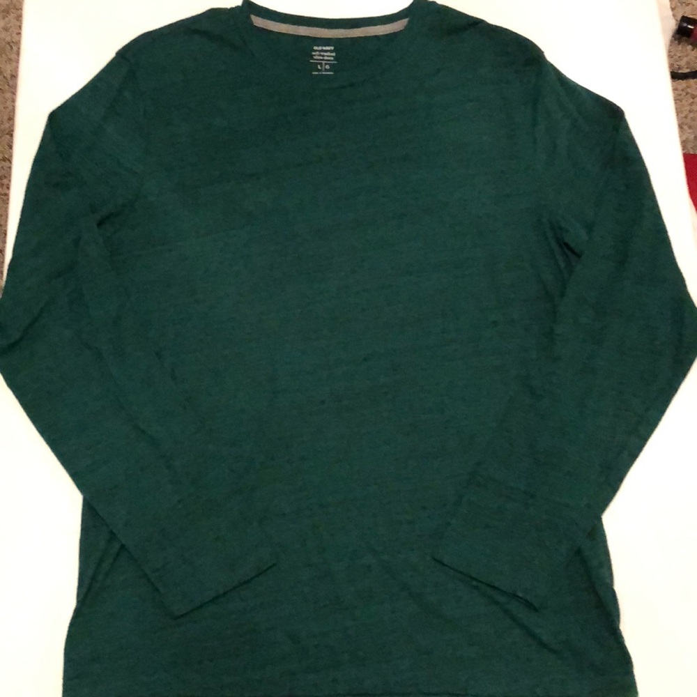 Old Navy Men’s Long Sleeve Soft-Washed CottonShirt